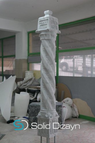 DEKORATİF FİBERGLAS SÜTUN
